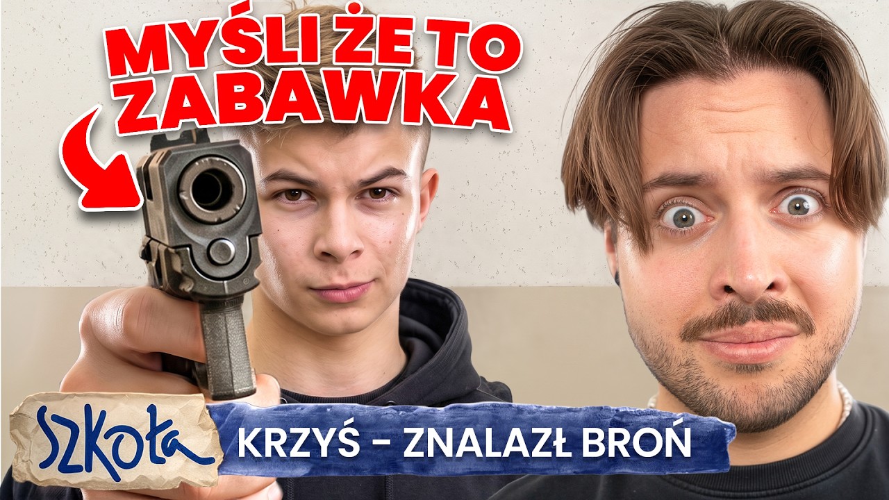 SZKOŁA - CHŁOP ZNALAZŁ GNATA, I MYŚLI ZE TO FAKE XD