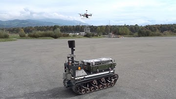 UGV GARM II - Demonstration of Flying Eye Dock