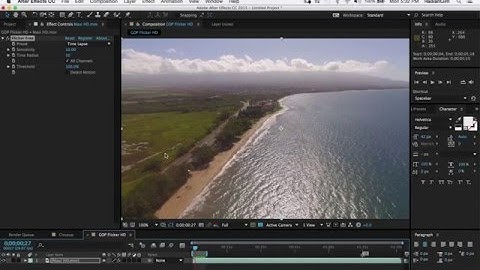 Removing Video Flicker Caused by GOP Compression - Drone Footage Example