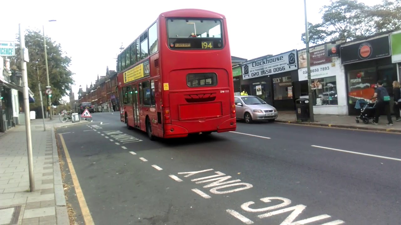 LJ05BHP (DW111) departing clock house station towards West Croydon