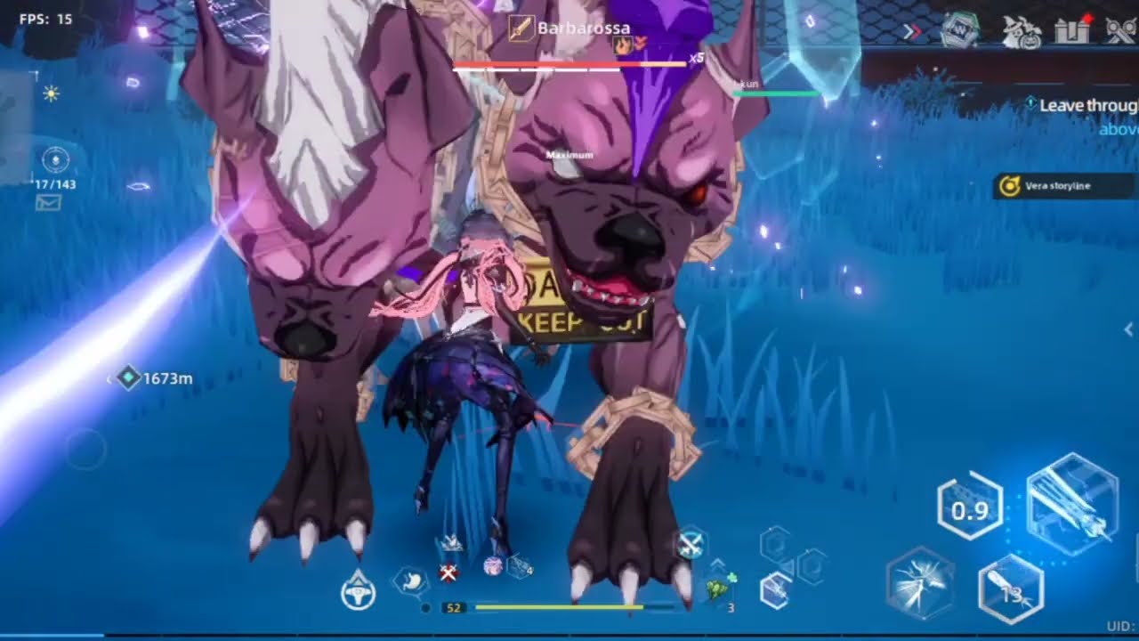 [Tower of Fantasy / 幻塔] Yanuo Barbarossa Biting Ryona