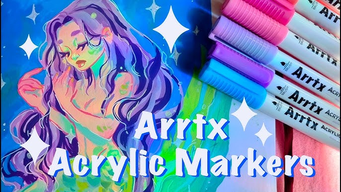 Are Arteza Acrylic Paint Markers Worth It? [HONEST REVIEW+OPACITY TEST] 