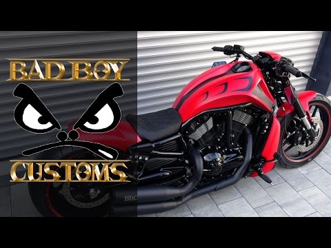 Harley Davidson Night Rod "Geo Scallops" by Bad Boy Customs | Motocycle Muscle Custom Review