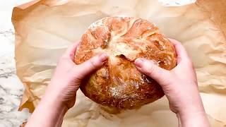 The MOST INCREDIBLE Foolproof, No Knead Artisan Bread