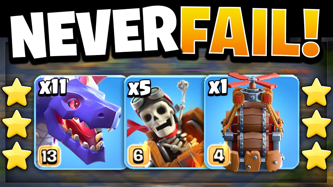 Sky Wagon is UNSTOPPABLE! Best TH18 Attack Strategy in Clash of Clans