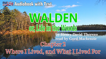Chapter 2 ✫ Walden by Henry David Thoreau ✫ Learn English through Audiobook