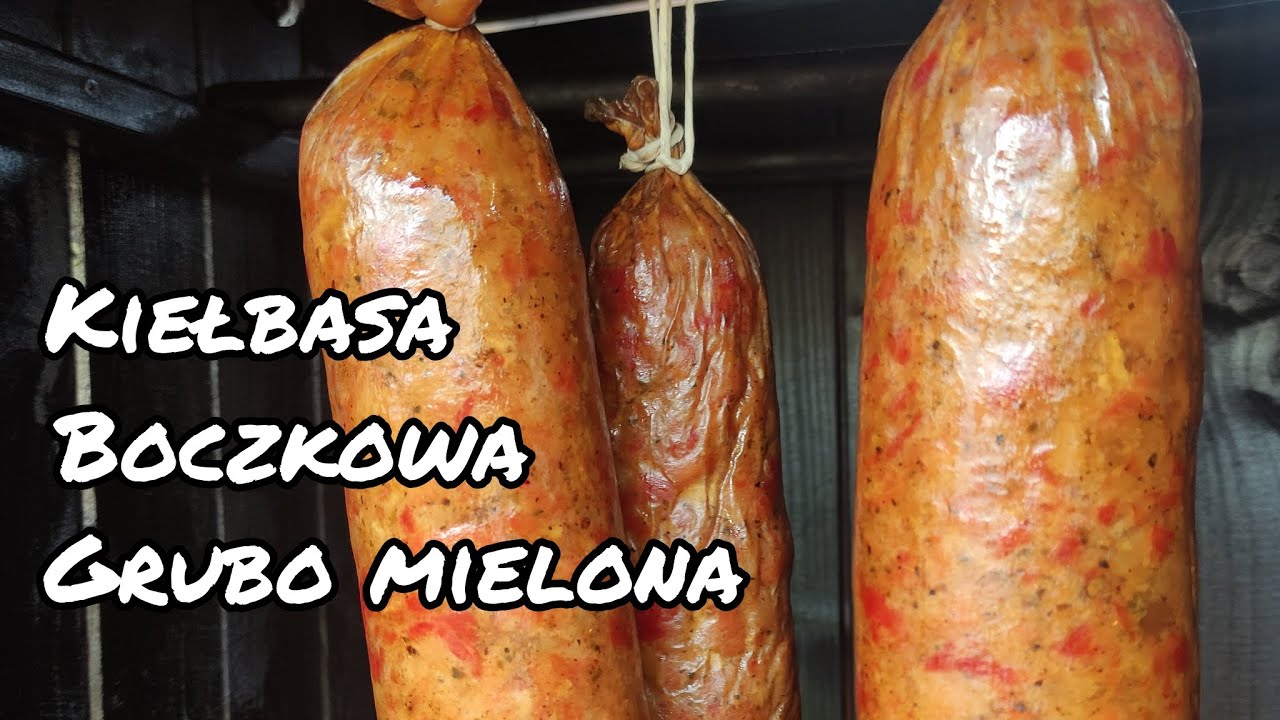 Kiełbasa boczkowa grubo mielona
