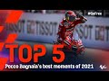 Pecco Bagnaia's Top 5 Moments of 2021