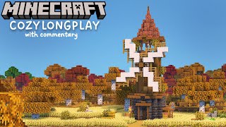 Building a Cottagecore Windmill - Minecraft Relaxing Longplay (With Commentary)