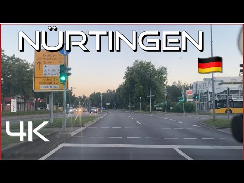Driving around Nürtingen Germany 🇩🇪🇩🇪🇩🇪2022|4k 60fps Drive Tour.