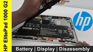 HP ElitePad 1000 G2 Battery Replacement | HSTNN-C78C | Disassembly | Upgrade | AO02XL Battery