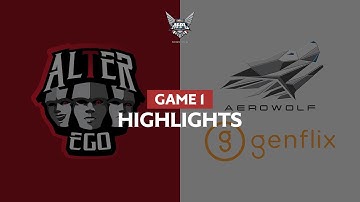 Game Highlight | Alter Ego VS Genflix Aerowolf | MPL ID S6 Week 2 Day 1 | Game 1