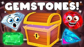 Gemstones Are Beautiful And Rare Stones! | Types Of Stones For Kids | KLT