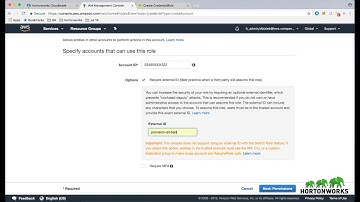 Cloudbreak - Create role based credential on AWS