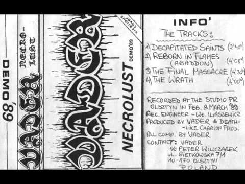 Vader- Decapitated Saints + lyrics (Demo 89 )
