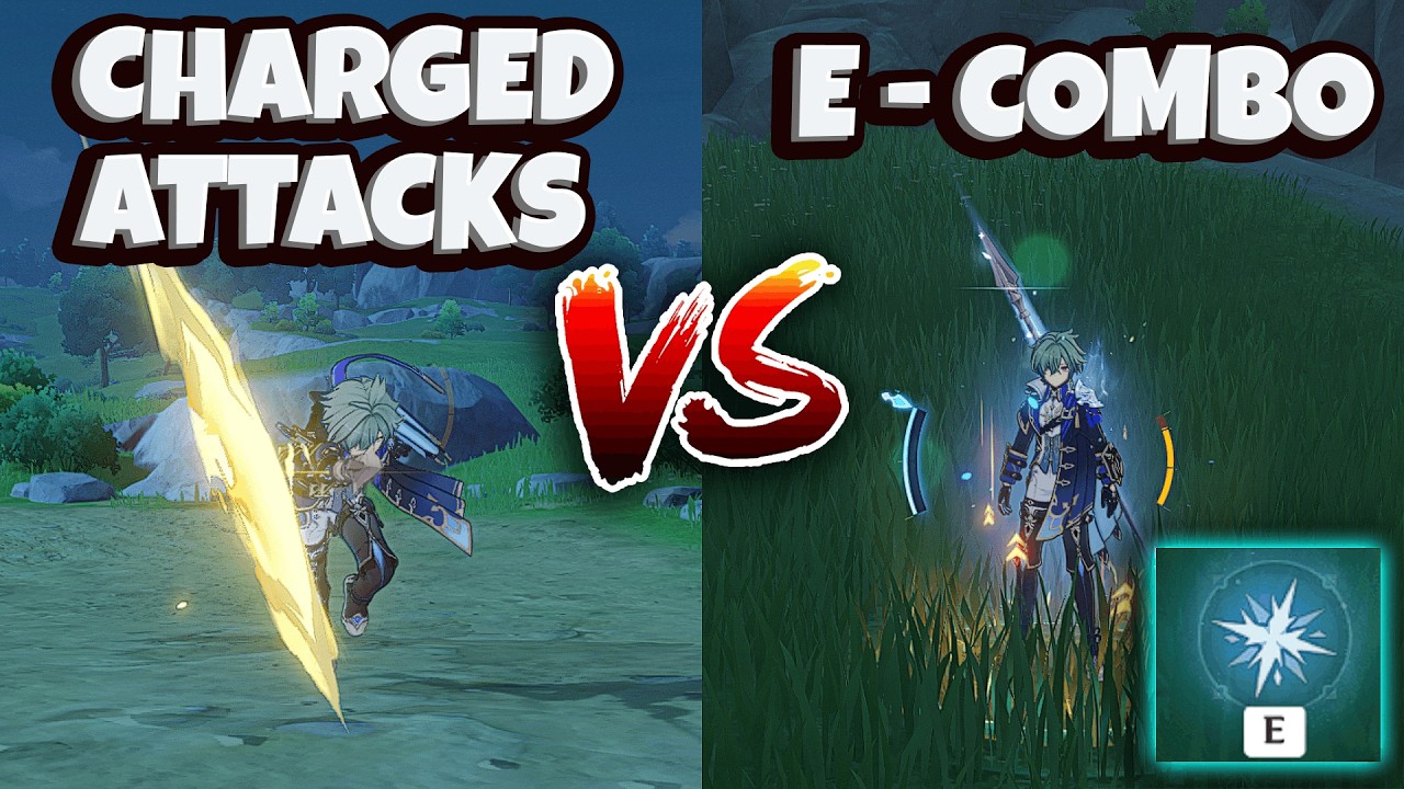 C0 Lohen Charged Attack Spam VS E Combo - YouTube