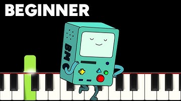 Adventure Time Theme – Easy Beginner Piano Tutorial