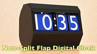 Non-Split Flap Digital Clock