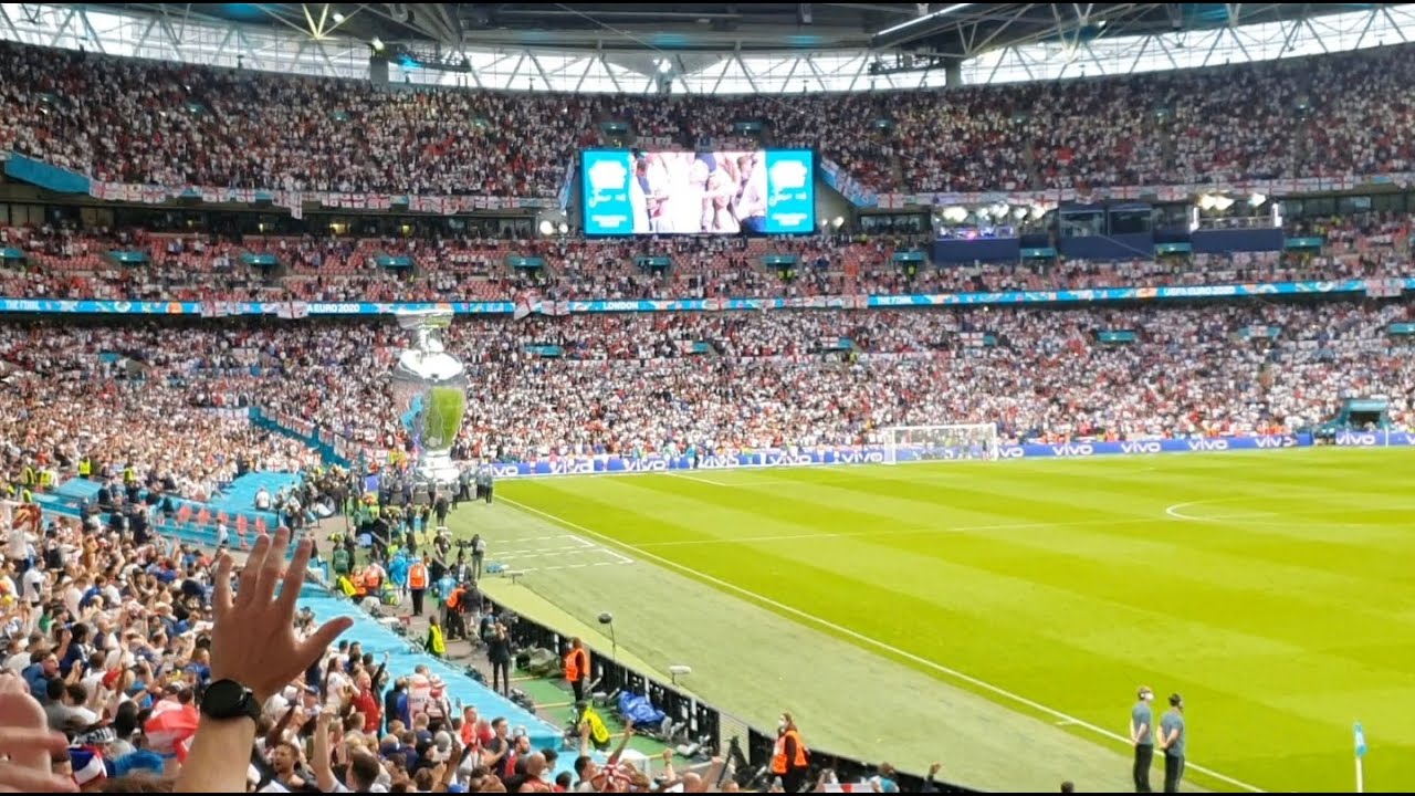 Finale Euro Cup Italia inghilterra Wembley 2021 E Gli Inglesi Cantano 