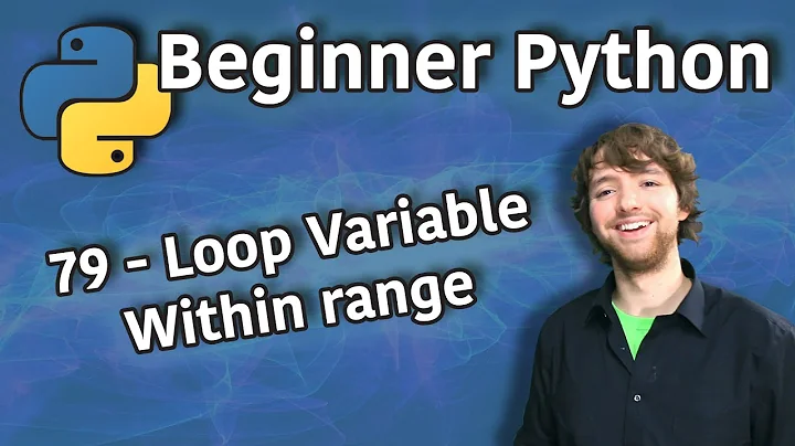 Beginner Python Tutorial 79 - Loop Variable Within range (Triangles)