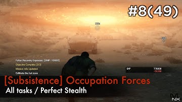 【MGSV:TPP】Episode 8(49) : [Subsistence] Occupation Forces (S Rank/All Tasks/Perfect Stealth)