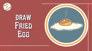 How to draw a Fried Egg in Procreate app