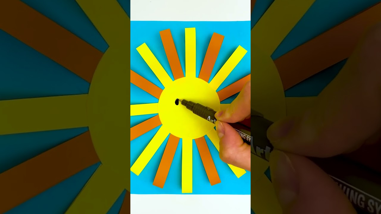 Make a Happy Sun! ☀️ Fun Summer Craft for Toddlers! 