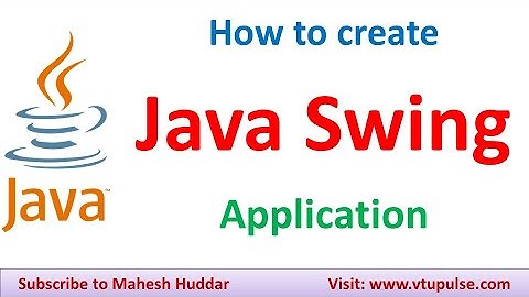 #1. How to create Swing Application | How to use JFrame | How to use JLabel in Java by Mahesh Huddar