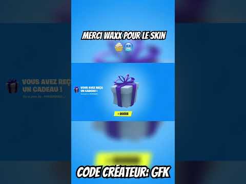 Merci pour le skin🧁#fortnite #fortniteclips #100kvews #cadeau #like #gaming