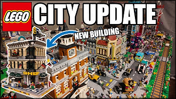 Our LEGO City Just Leveled UP! Massive Update + New Modular!