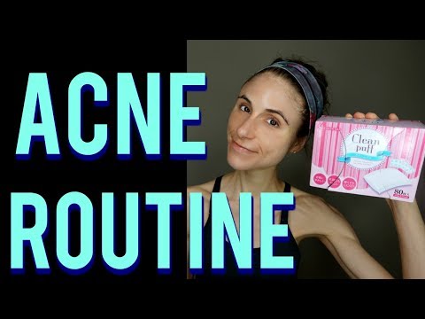 Acne skin care routine with a dermatologist 🙆