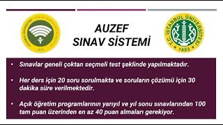Auzef Sınav Sistemi