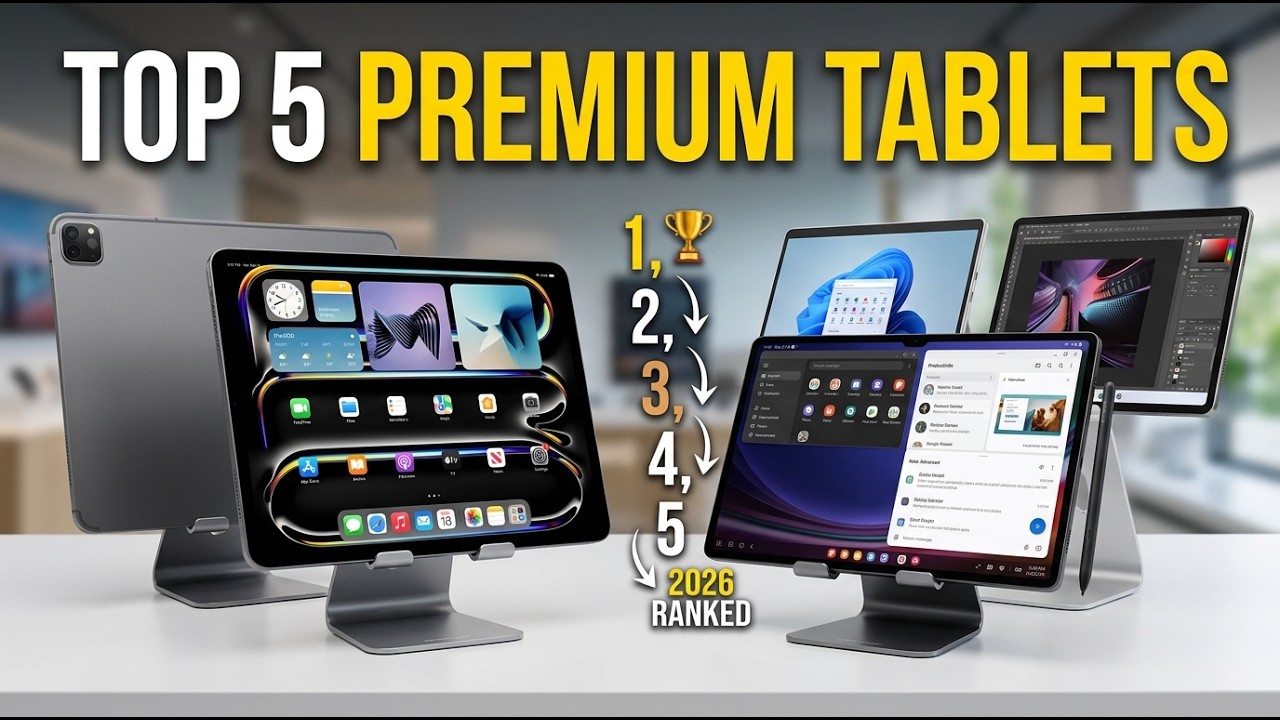 Top 5 MOST Premium Tablets of 2026 — Best Tablets RANKED In 2026