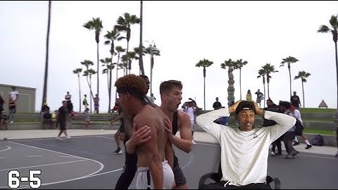 Venice Beach SHI* Talkers Get EXPOSED BAD!! 5v5 Basketball (Reaction) WHY YOU AINT CALL ME BRO! LOL
