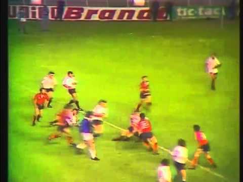 Denis Charvet - 3e essai - Toulouse-Toulon - Finale Ch. de France 1985