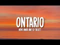 Novo Amor & Ed Tullett - Ontario (Lyrics)