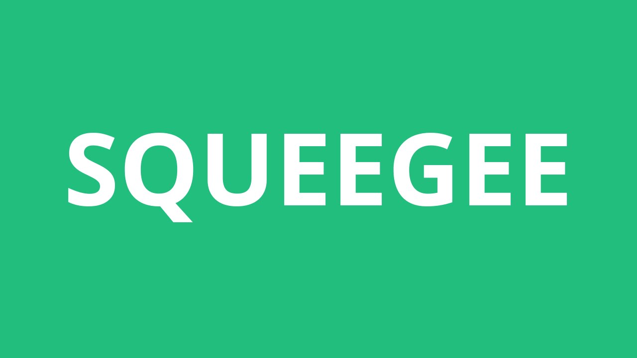 How To Pronounce Squeegee Pronunciation Academy YouTube