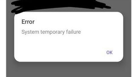 Viber Fix Error System temporary failure problem solve | Error system temporary failure viber