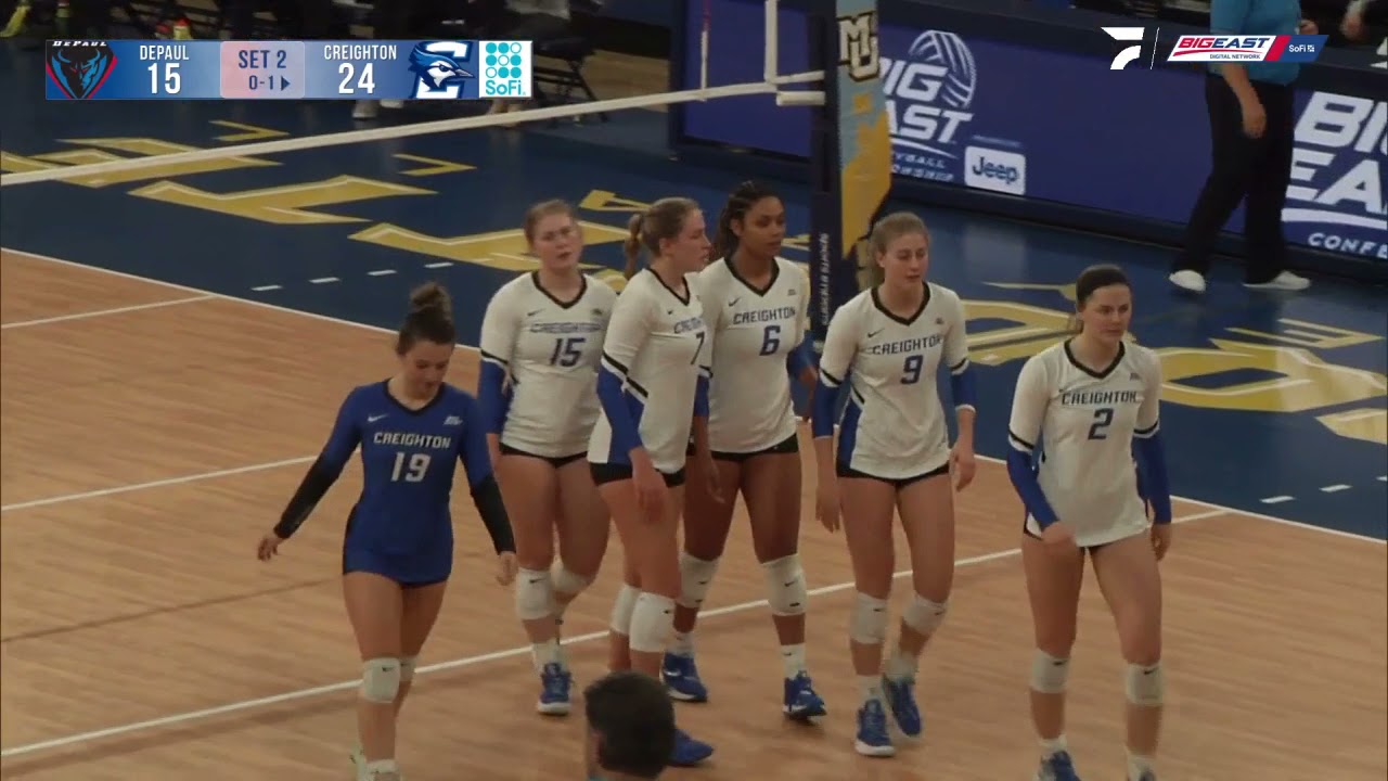 Creighton Volleyball Highlights vs. DePaul