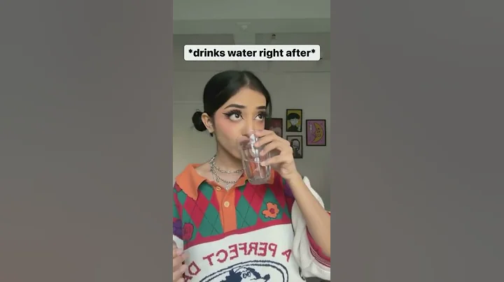 When you drink cold water after eating mint - DayDayNews
