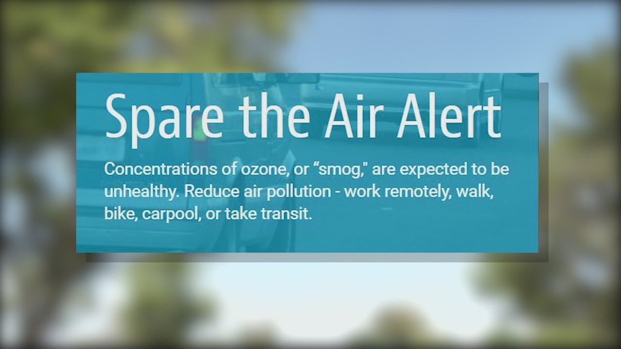 Air Alert Rki First Spare the Air alert of the year issued for Thursday - YouTube