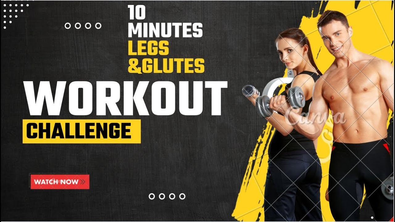 10 Minute Legs & Glutes Home Workout (No Equipment) - YouTube