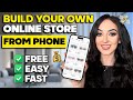 How to build an online store from your phone step by step easiest shopify store tutorial