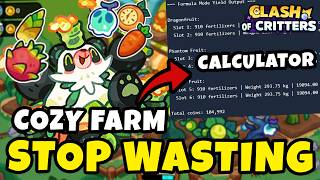 肥料を無駄にするな！Cozy Farmの「Dynamic Crop Optimizer Calculator」を使おう | Clash Of Critters screenshot 5
