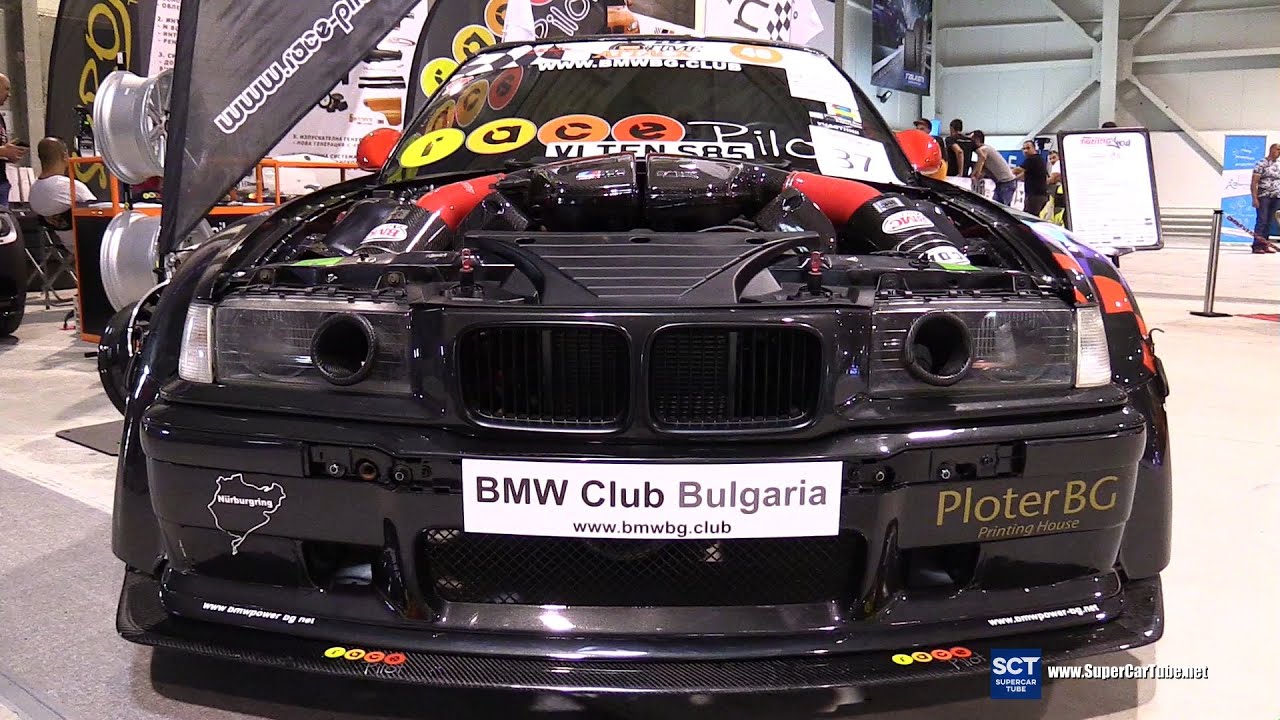 BMW E36 M3 GTR Race Pilot - Exterior Walkaround & Engine - 2016 Tuning Show  Sofia 