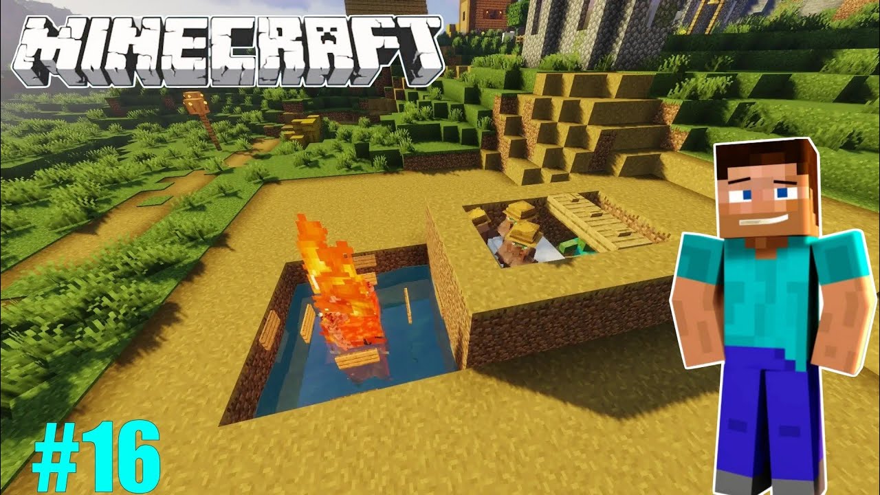 FINALLY I BUILD UNLIMITED IRON FARM | MINECRAFT GAMEPLAY #16 - YouTube