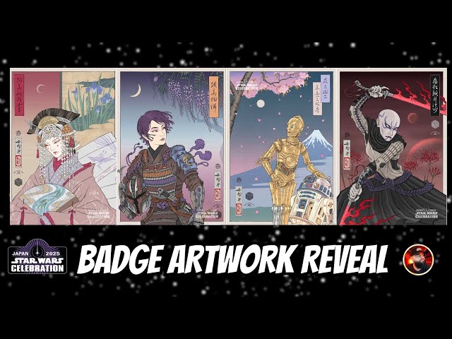 WOW Star Wars Celebration Japan 2025 Badge Art REVEALED Part 2