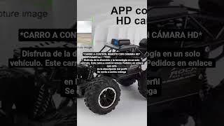 *CARRO A CONTROL REMOTO CON CÁMARA HD*Disfruta de la diversión y la tecnología en un solo vehículo.