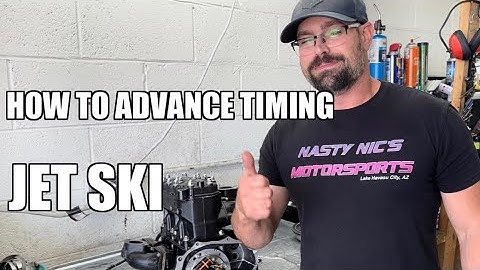 How to adjust advance the timing on Kawasaki 440 550 650sx X2 650 Superjet 701
