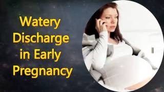 Watery Discharge in Early Pregnancy